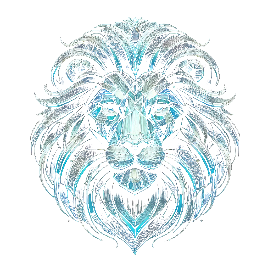 Blue Lion Innovation — geometric blue lion brand mark
